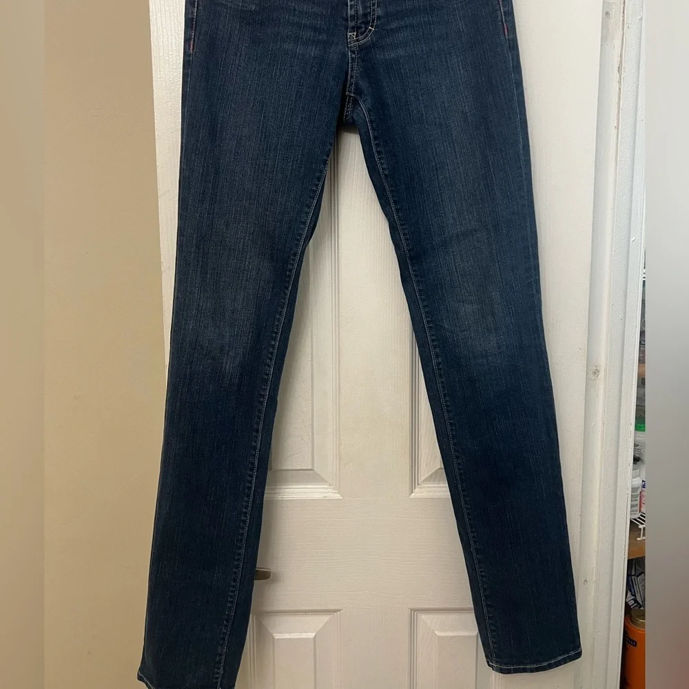 PINK Victoria's Secret Dark Blue Straight Leg Jeans - Picture 16 of 16
